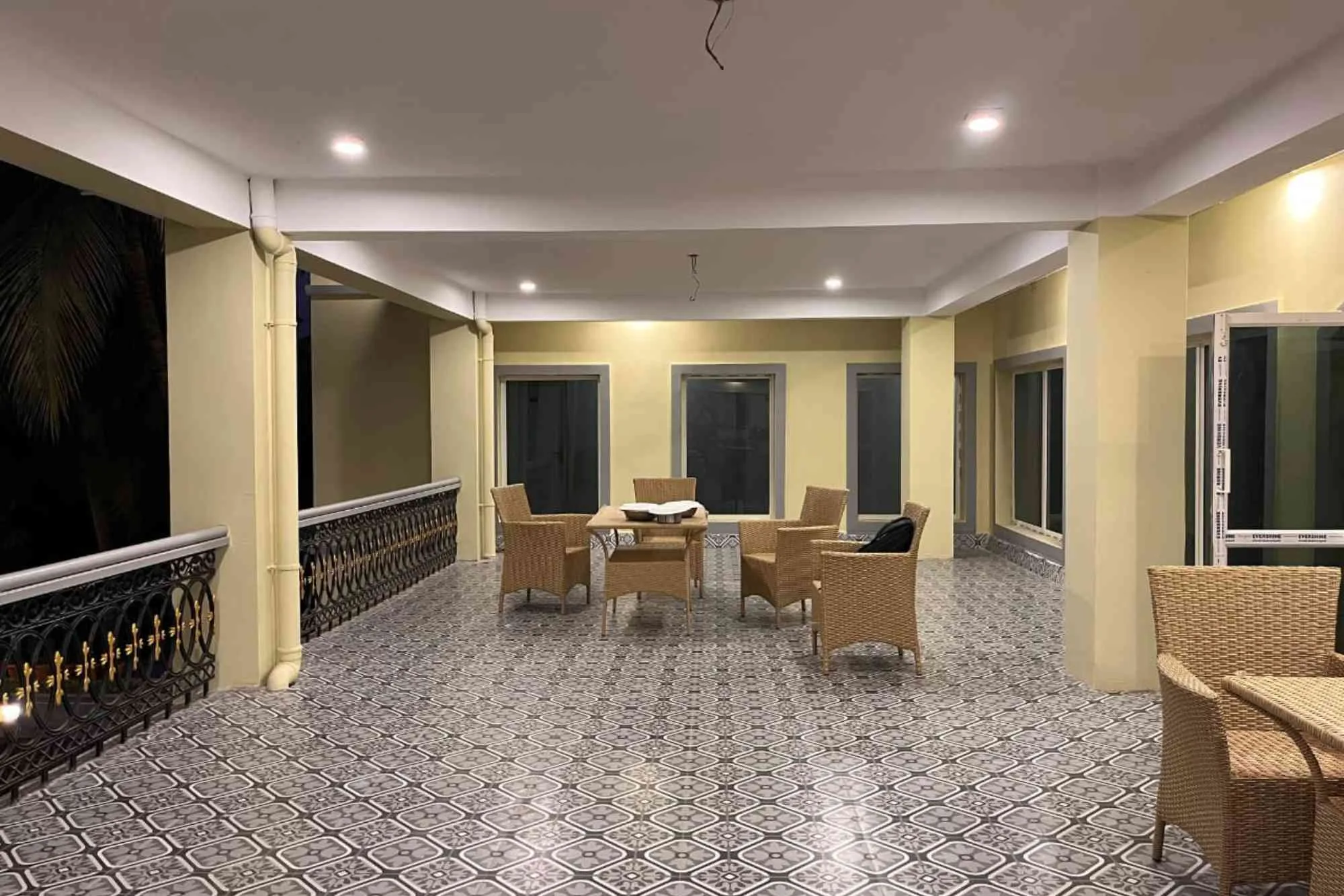 vip hotel in sundarban balcony area