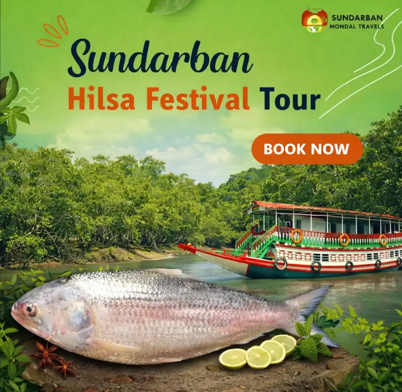 Sundarban Hilsa Festival tour featuring fresh hilsa fish, boat safari, and mangrove forest