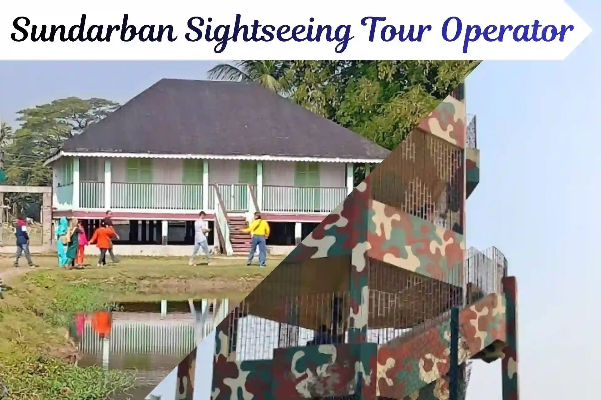 Hamilton Bungalow and Sajnekhali watchtower during Sundarban sightseeing tour experience