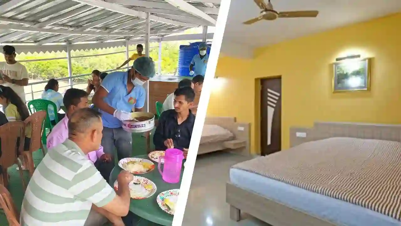 Hotel room and Dobanki canopy walk representing customized Sundarban tour package