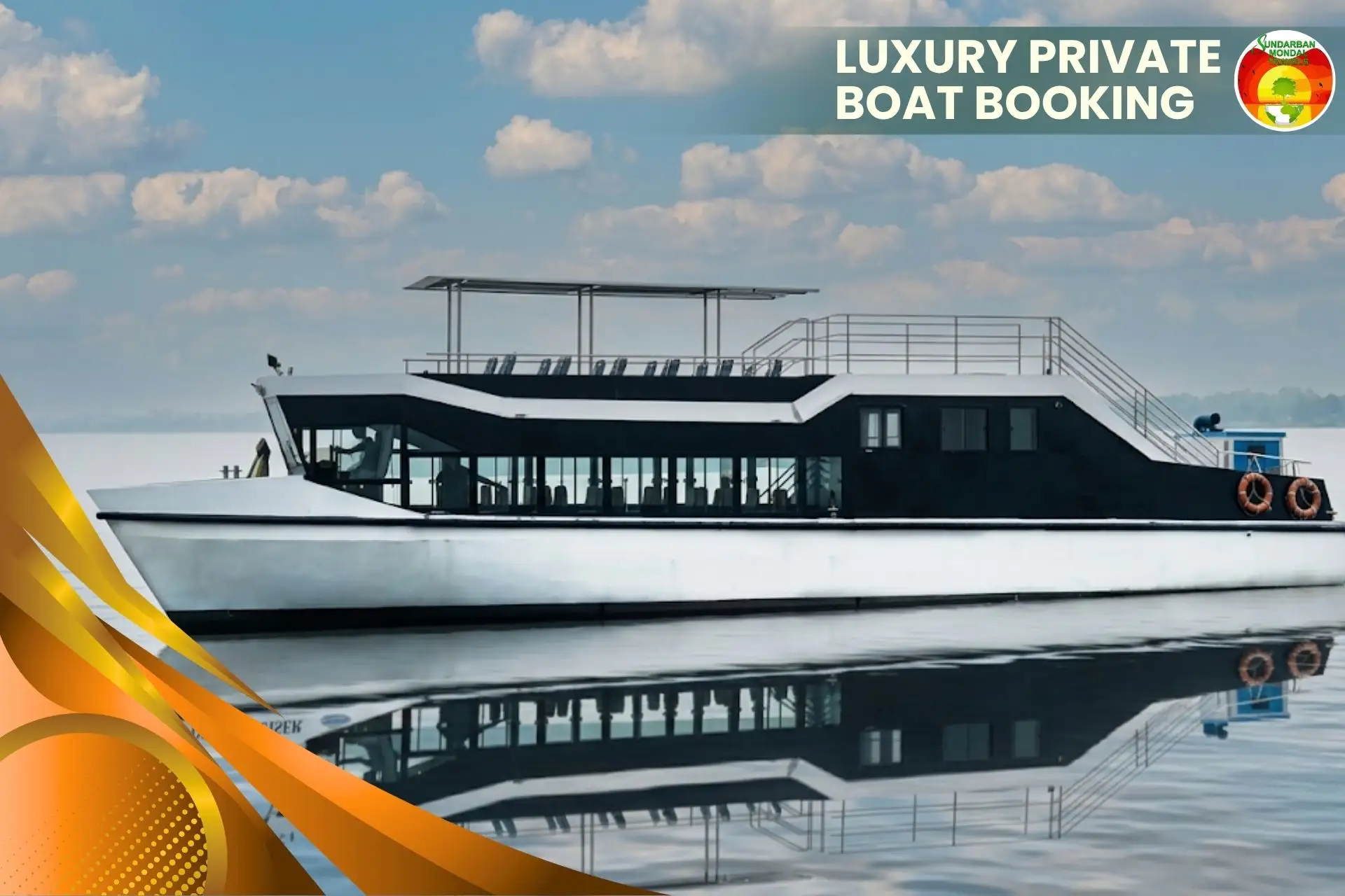 Luxury private cruise boat for Sundarban Private Boat Booking on the Sundarban river