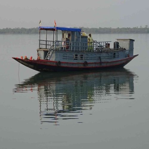 Boat in Sundarban waters. 1 Night 2 Days Sundarban Tour